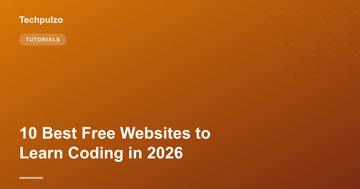 10 Best Free Websites to Learn Coding in 2026